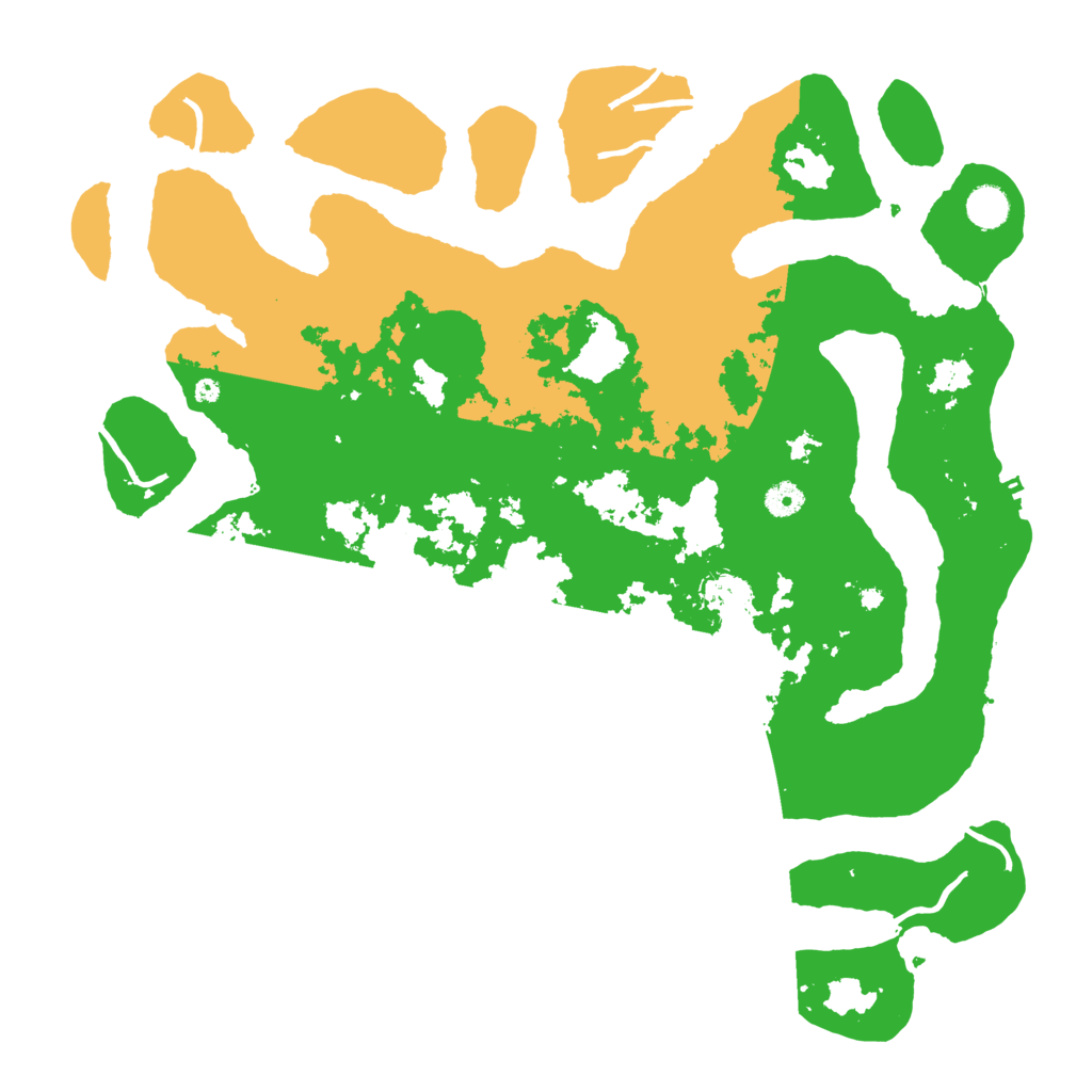 Biome Rust Map: Procedural Map, Size: 4500, Seed: 1222948