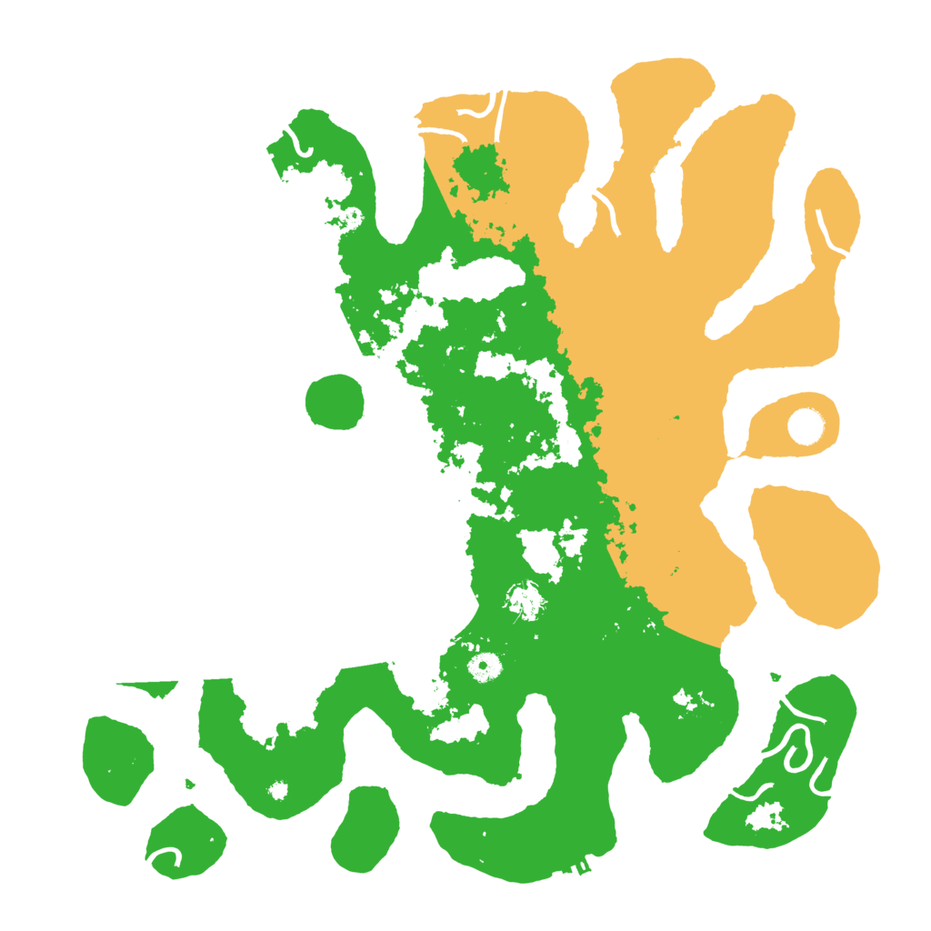 Biome Rust Map: Procedural Map, Size: 4500, Seed: 3588920