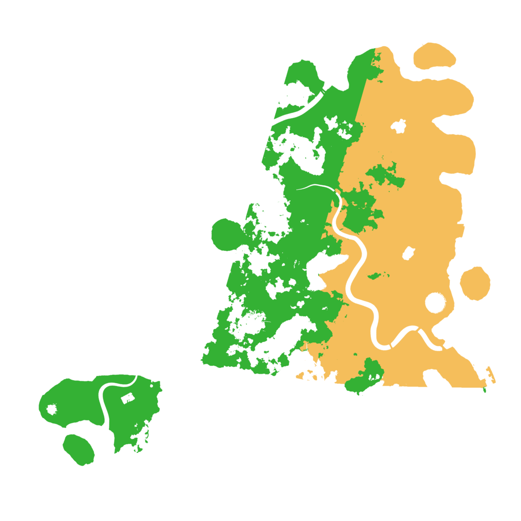 Biome Rust Map: Procedural Map, Size: 4500, Seed: 2593438