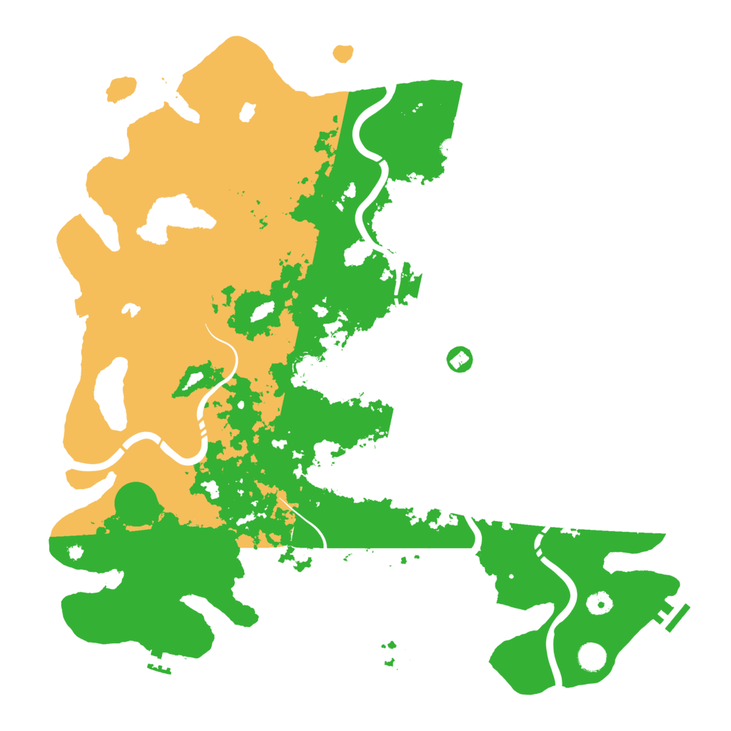 Biome Rust Map: Procedural Map, Size: 4500, Seed: 5276087