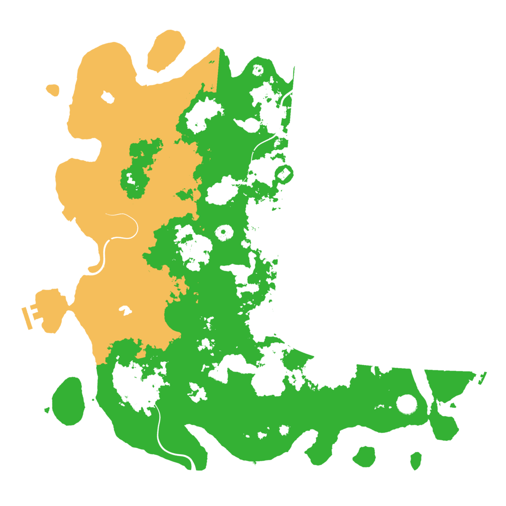 Biome Rust Map: Procedural Map, Size: 4500, Seed: 5585119