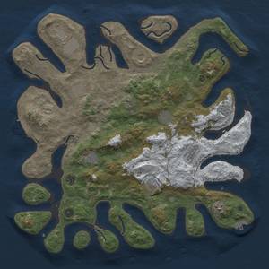 Thumbnail Rust Map: Procedural Map, Size: 4500, Seed: 1575180, 20 Monuments