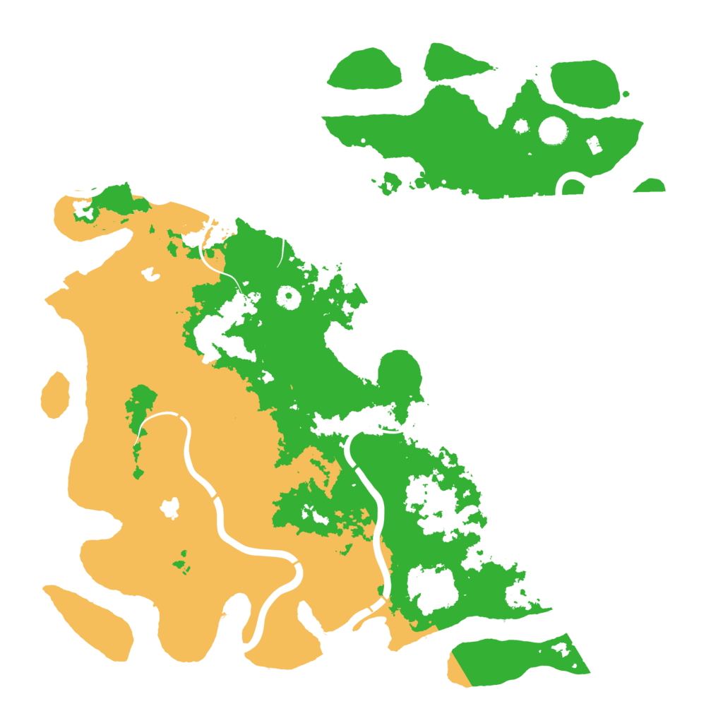 Biome Rust Map: Procedural Map, Size: 4500, Seed: 1806580
