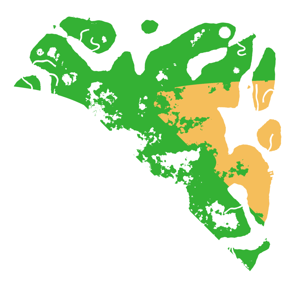 Biome Rust Map: Procedural Map, Size: 4500, Seed: 5131070