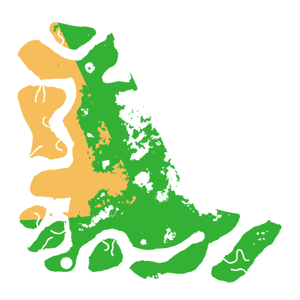 Biome Rust Map: Procedural Map, Size: 4500, Seed: 2628343