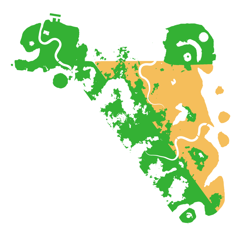 Biome Rust Map: Procedural Map, Size: 4500, Seed: 2614266
