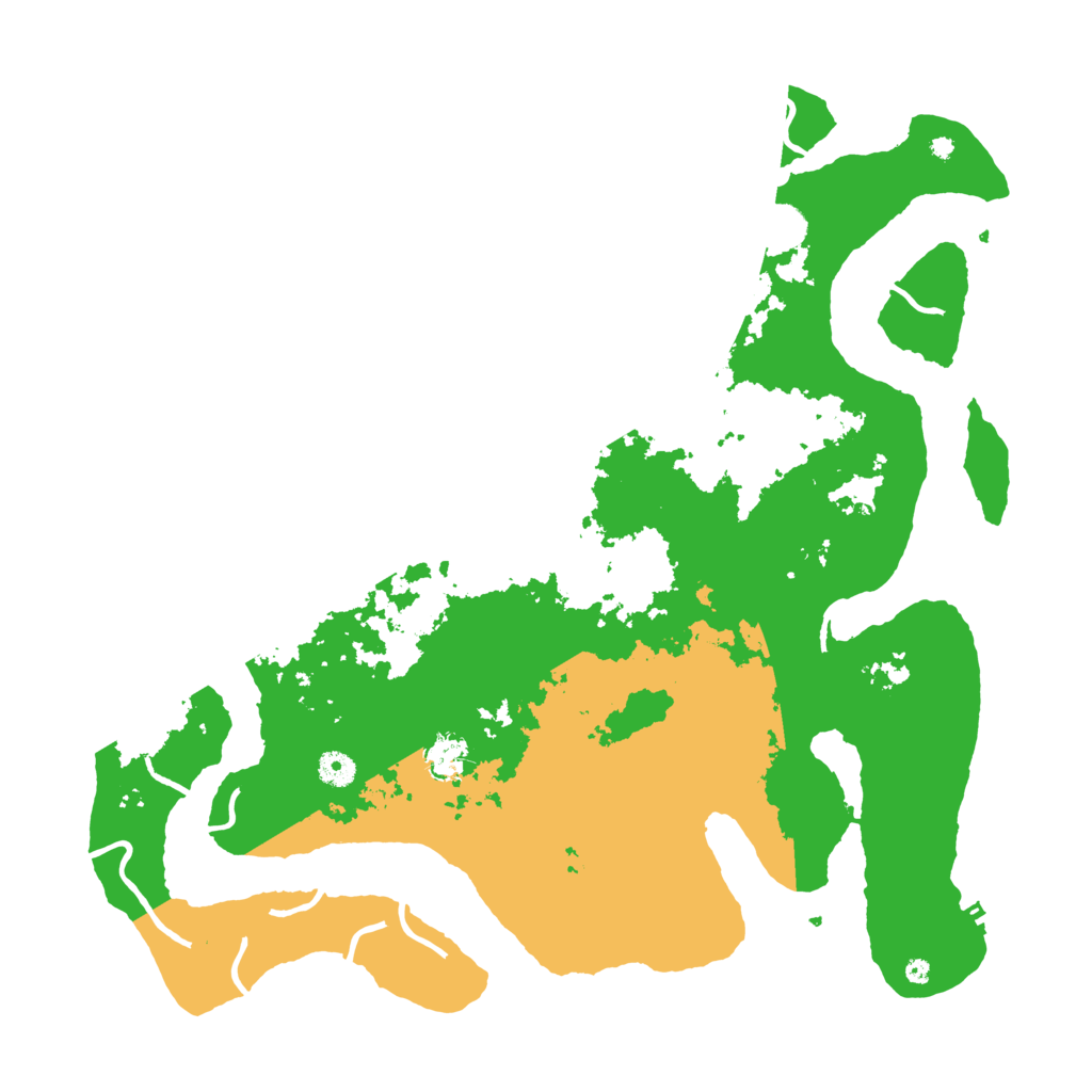 Biome Rust Map: Procedural Map, Size: 4500, Seed: 4439639