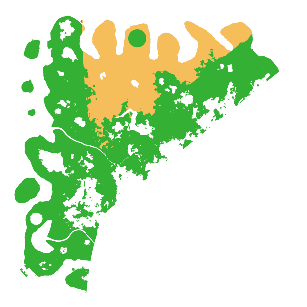Biome Rust Map: Procedural Map, Size: 4500, Seed: 4974173