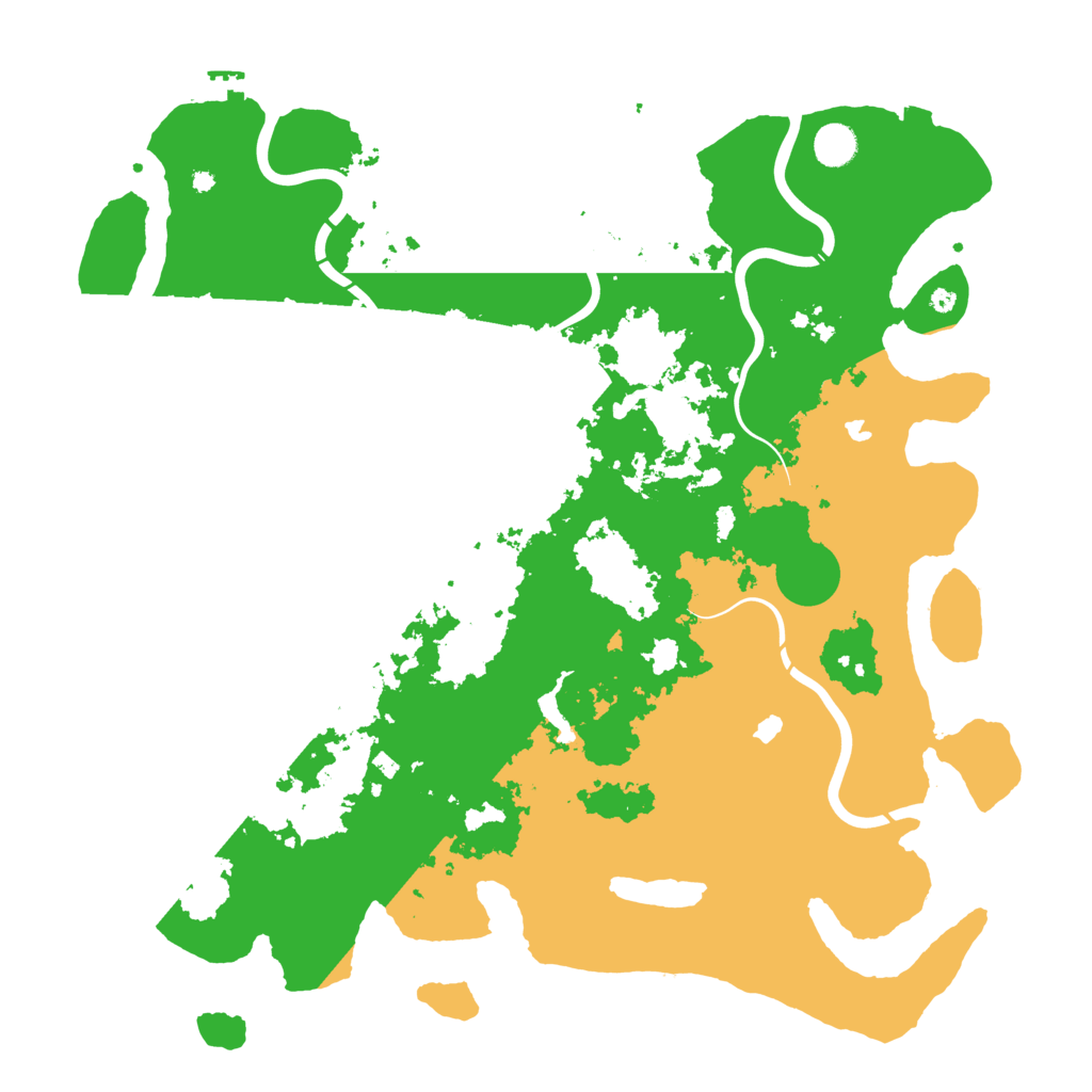 Biome Rust Map: Procedural Map, Size: 4500, Seed: 2016589