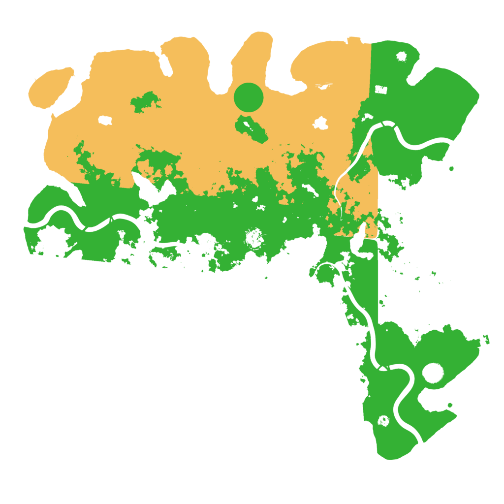 Biome Rust Map: Procedural Map, Size: 4500, Seed: 3633804