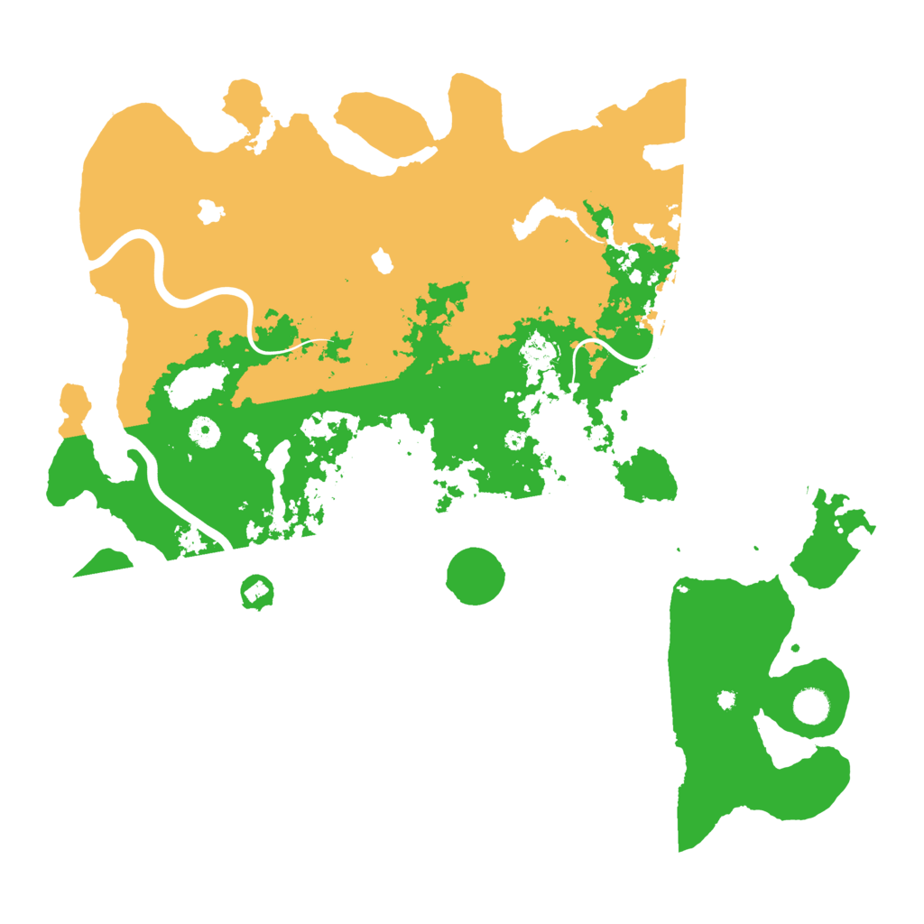 Biome Rust Map: Procedural Map, Size: 4500, Seed: 6013565