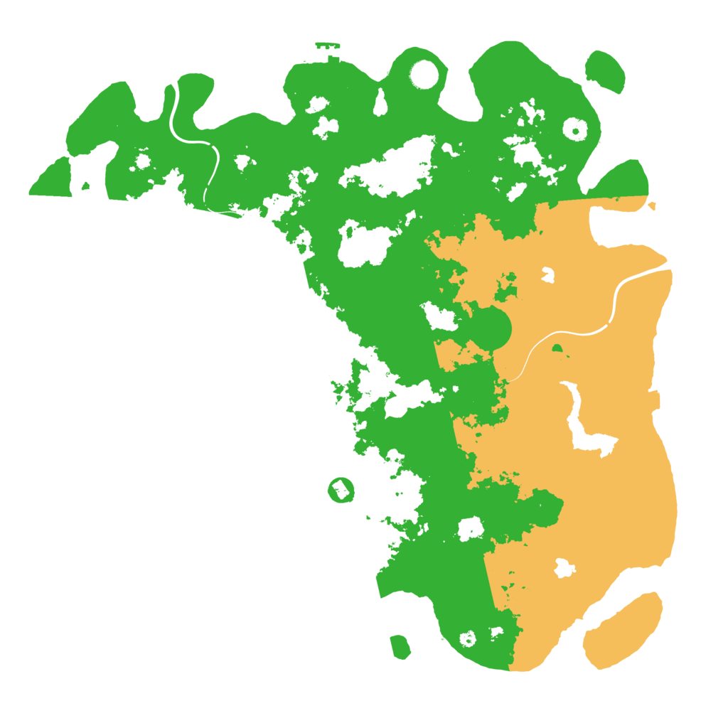 Biome Rust Map: Procedural Map, Size: 4500, Seed: 2776655