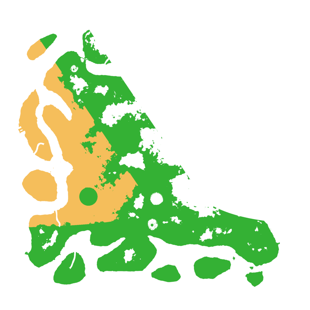 Biome Rust Map: Procedural Map, Size: 4500, Seed: 5412240