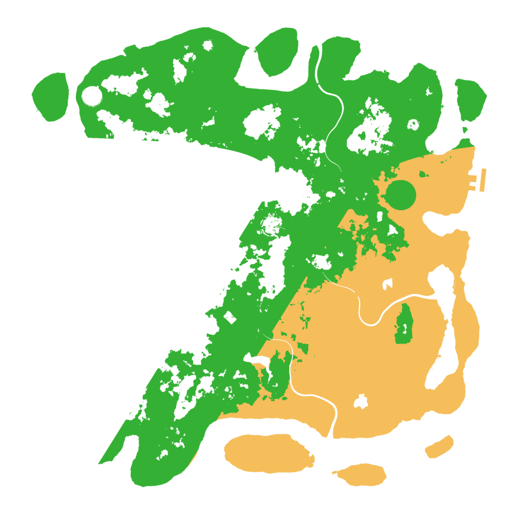 Biome Rust Map: Procedural Map, Size: 4500, Seed: 2574721