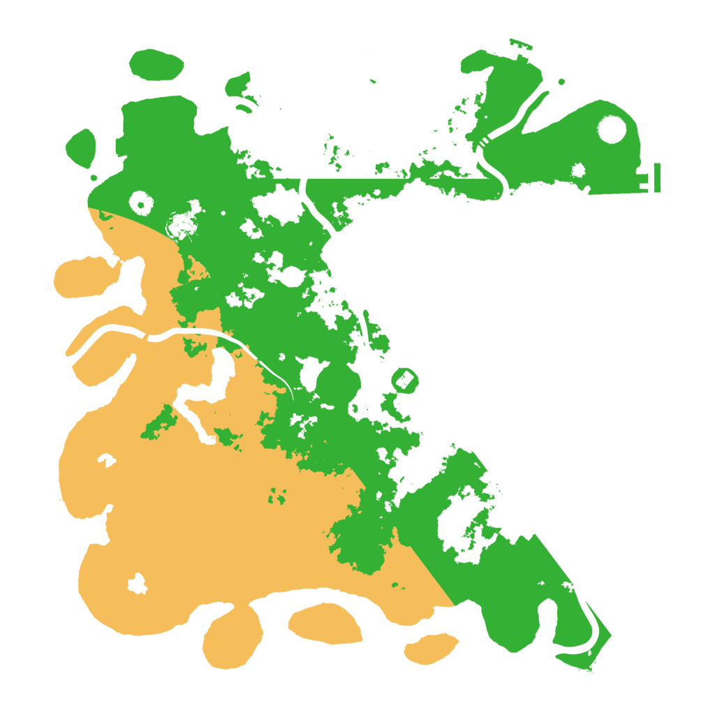 Biome Rust Map: Procedural Map, Size: 4500, Seed: 3724844