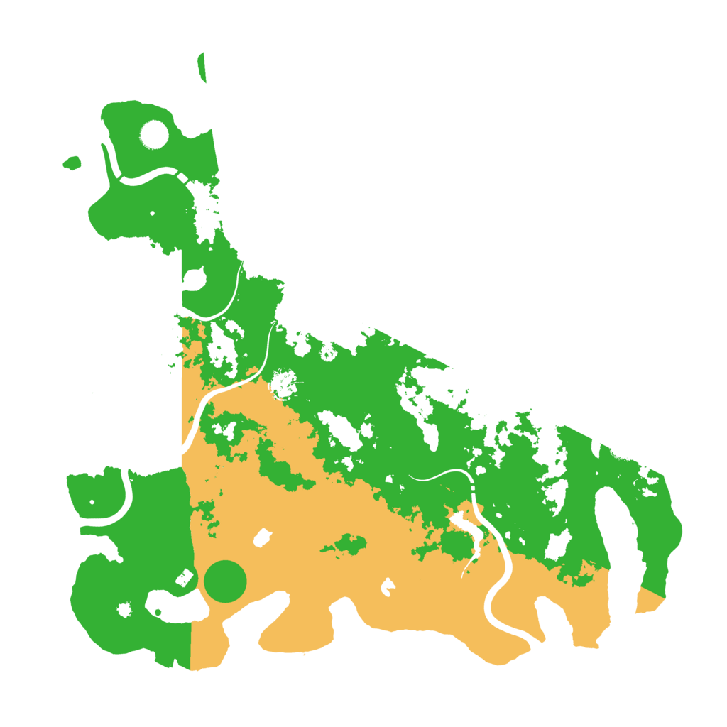 Biome Rust Map: Procedural Map, Size: 4500, Seed: 3861277