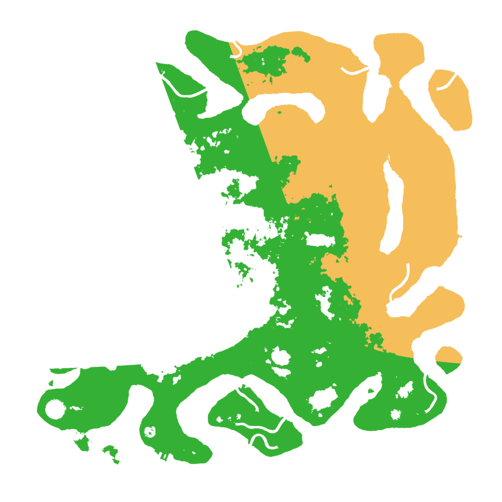 Biome Rust Map: Procedural Map, Size: 4500, Seed: 6410457