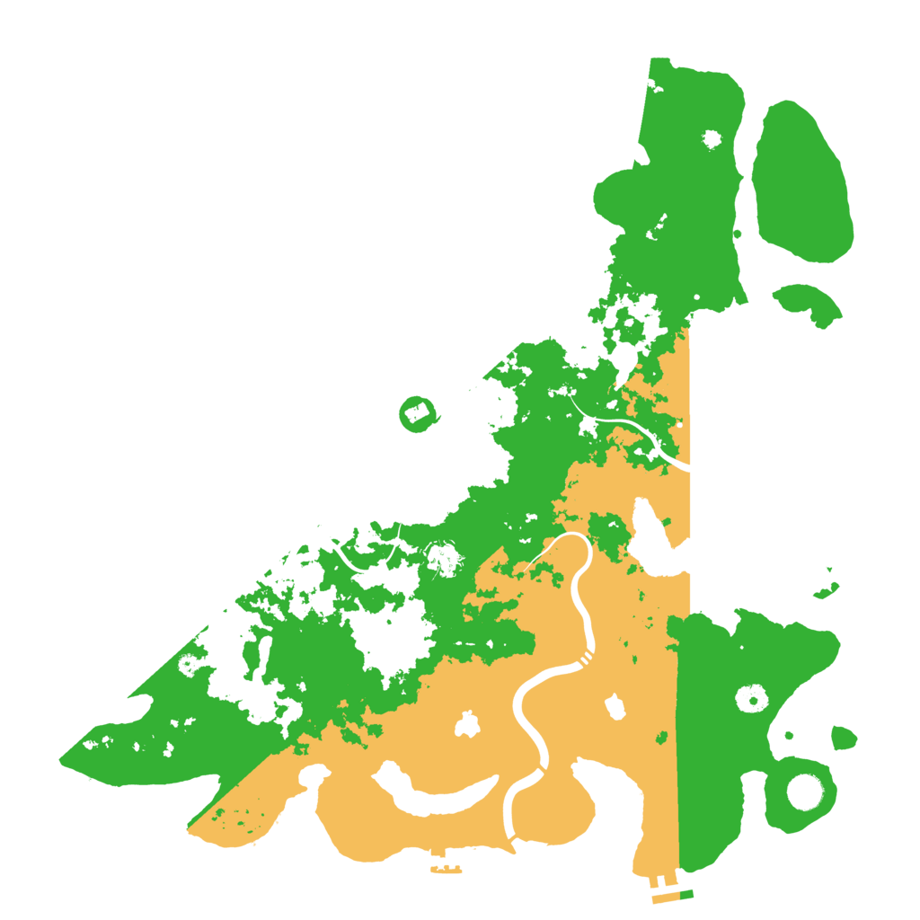 Biome Rust Map: Procedural Map, Size: 4500, Seed: 4179904