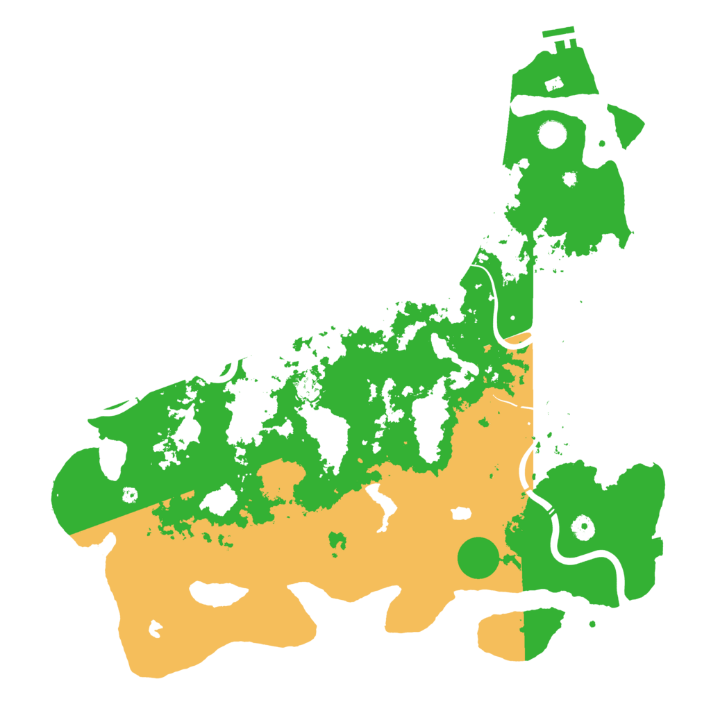 Biome Rust Map: Procedural Map, Size: 4500, Seed: 5188394