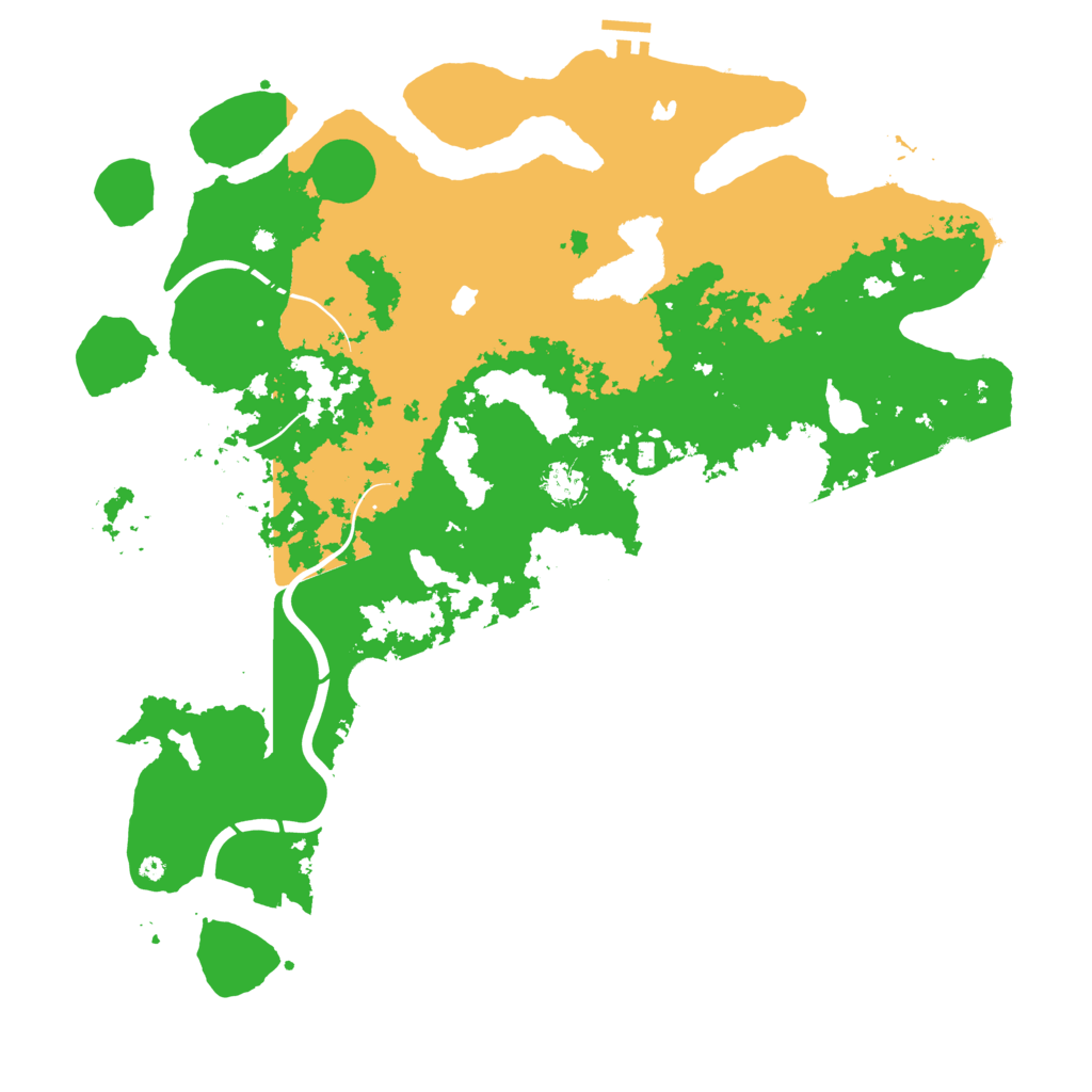 Biome Rust Map: Procedural Map, Size: 4500, Seed: 5356022