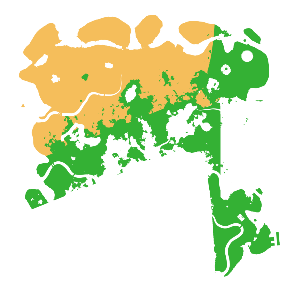 Biome Rust Map: Procedural Map, Size: 4500, Seed: 1366770