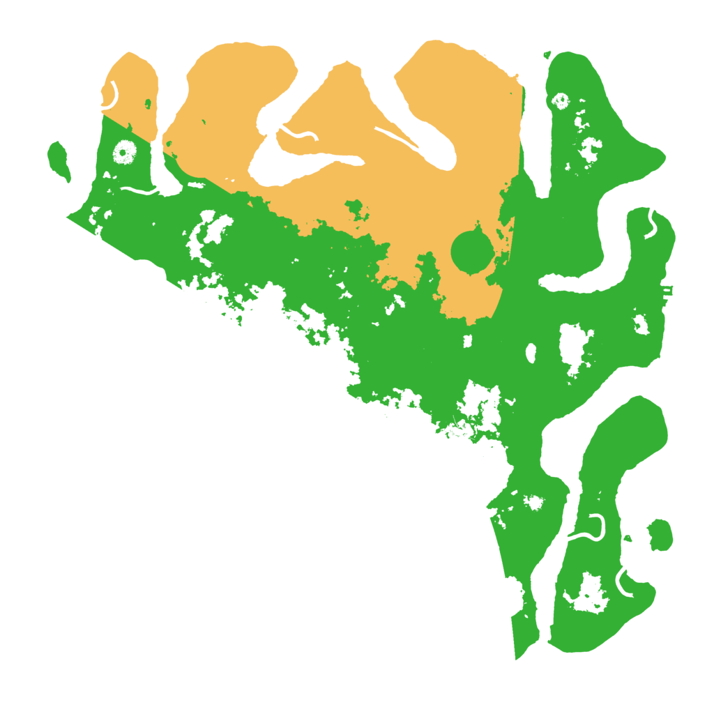 Biome Rust Map: Procedural Map, Size: 4500, Seed: 3798381