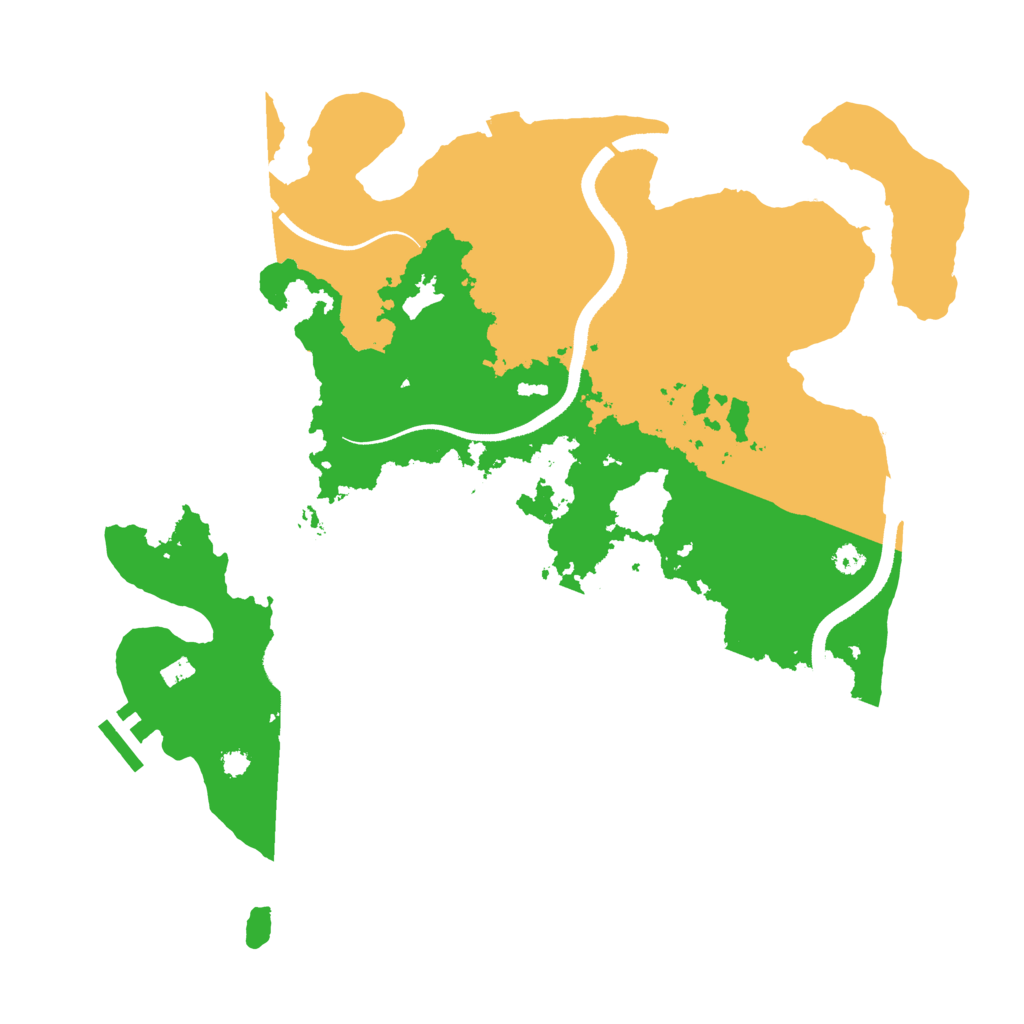 Biome Rust Map: Procedural Map, Size: 3500, Seed: 6046637