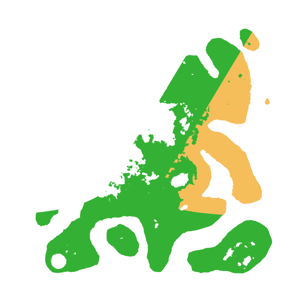 Biome Rust Map: Barren, Size: 3500, Seed: 2316681