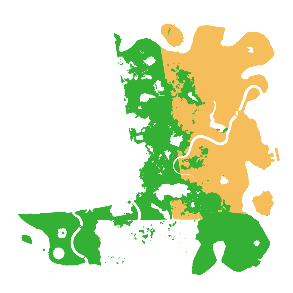 Biome Rust Map: Procedural Map, Size: 4500, Seed: 4342051