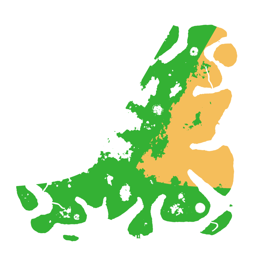 Biome Rust Map: Procedural Map, Size: 4500, Seed: 5451503