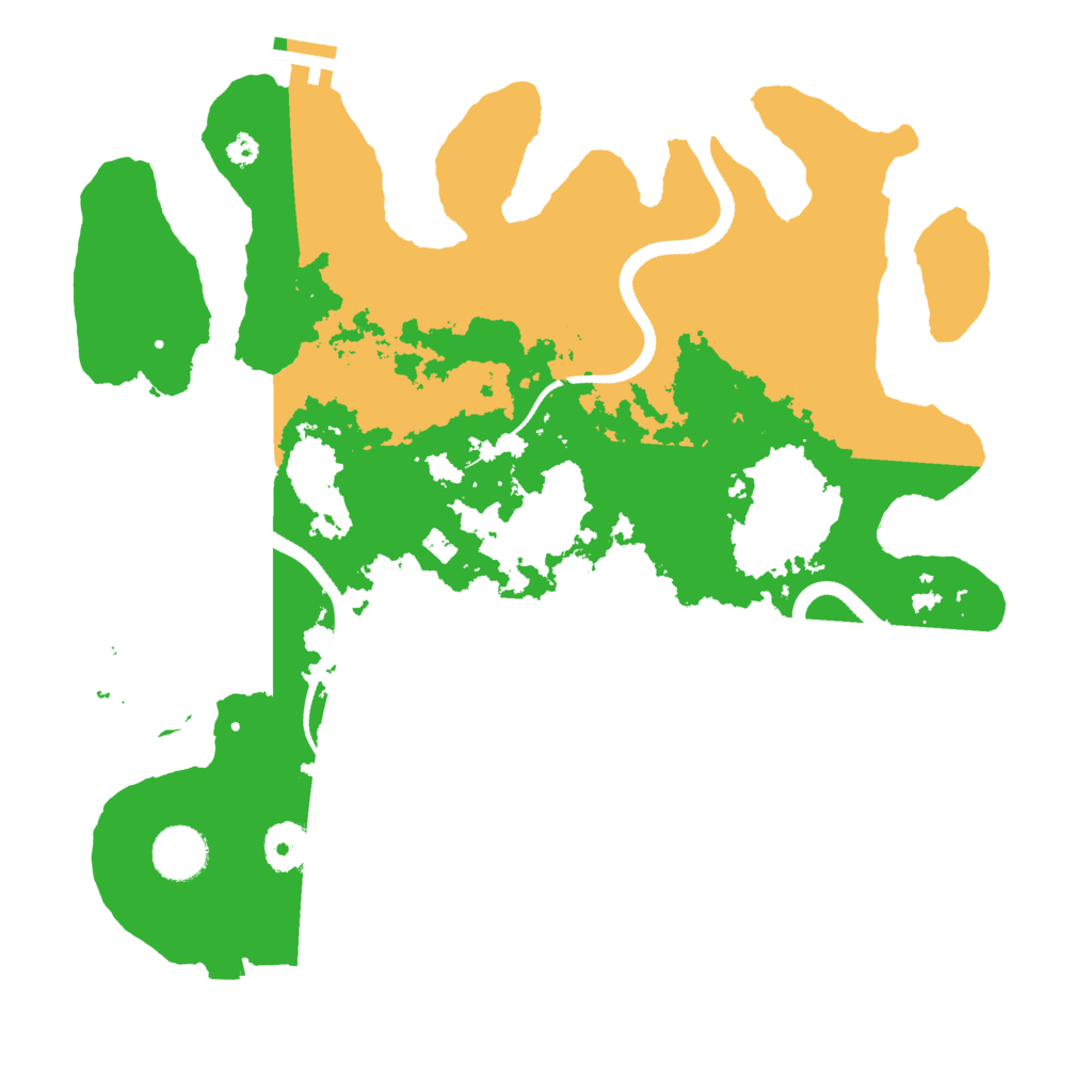 Biome Rust Map: Procedural Map, Size: 3500, Seed: 1623151