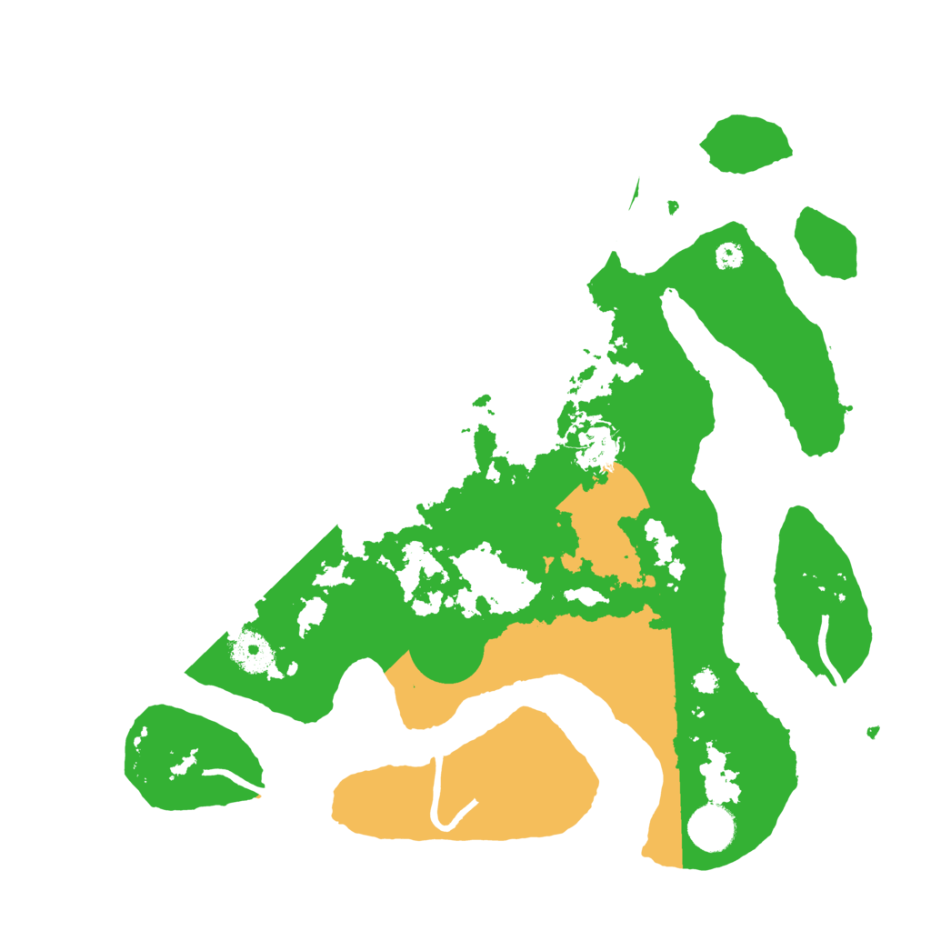 Biome Rust Map: Procedural Map, Size: 3500, Seed: 5400902