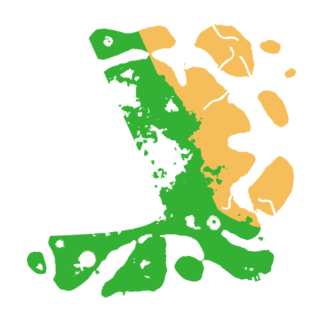 Biome Rust Map: Procedural Map, Size: 3500, Seed: 6411537