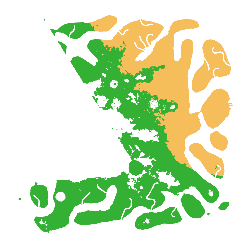 Biome Rust Map: Procedural Map, Size: 4500, Seed: 1067387