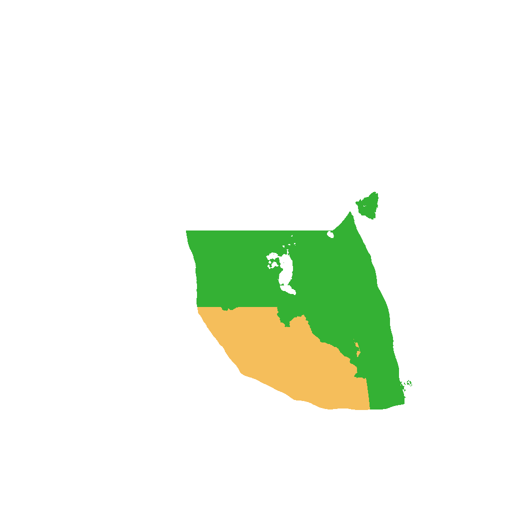 Biome Rust Map: Procedural Map, Size: 1050, Seed: 15