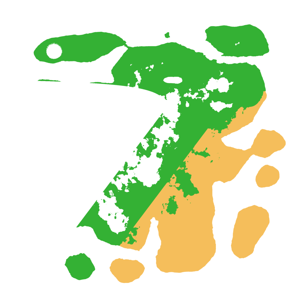 Biome Rust Map: Barren, Size: 3500, Seed: 2184462