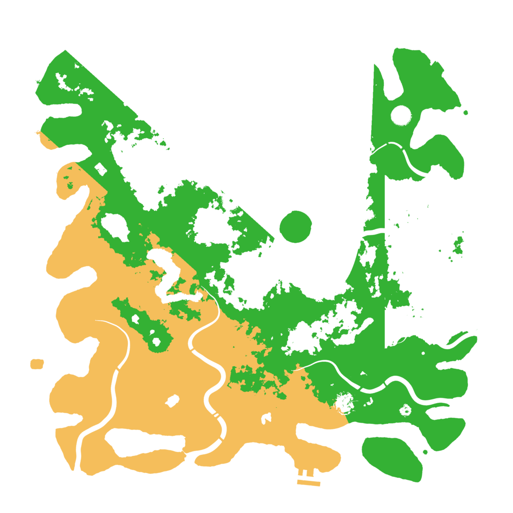 Biome Rust Map: Procedural Map, Size: 4500, Seed: 4422129