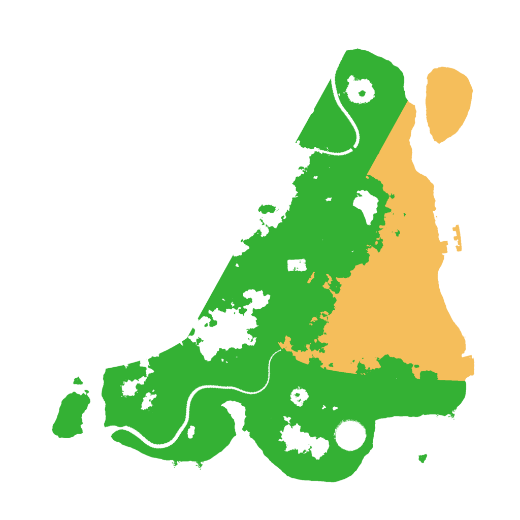 Biome Rust Map: Procedural Map, Size: 3000, Seed: 2438871