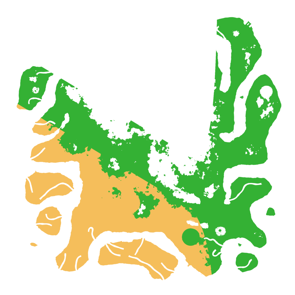 Biome Rust Map: Procedural Map, Size: 4500, Seed: 6011970