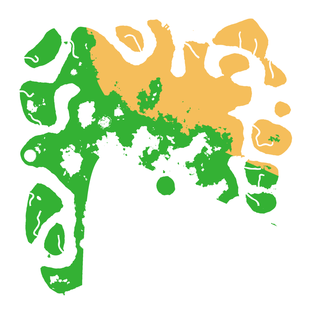 Biome Rust Map: Procedural Map, Size: 4500, Seed: 4089619