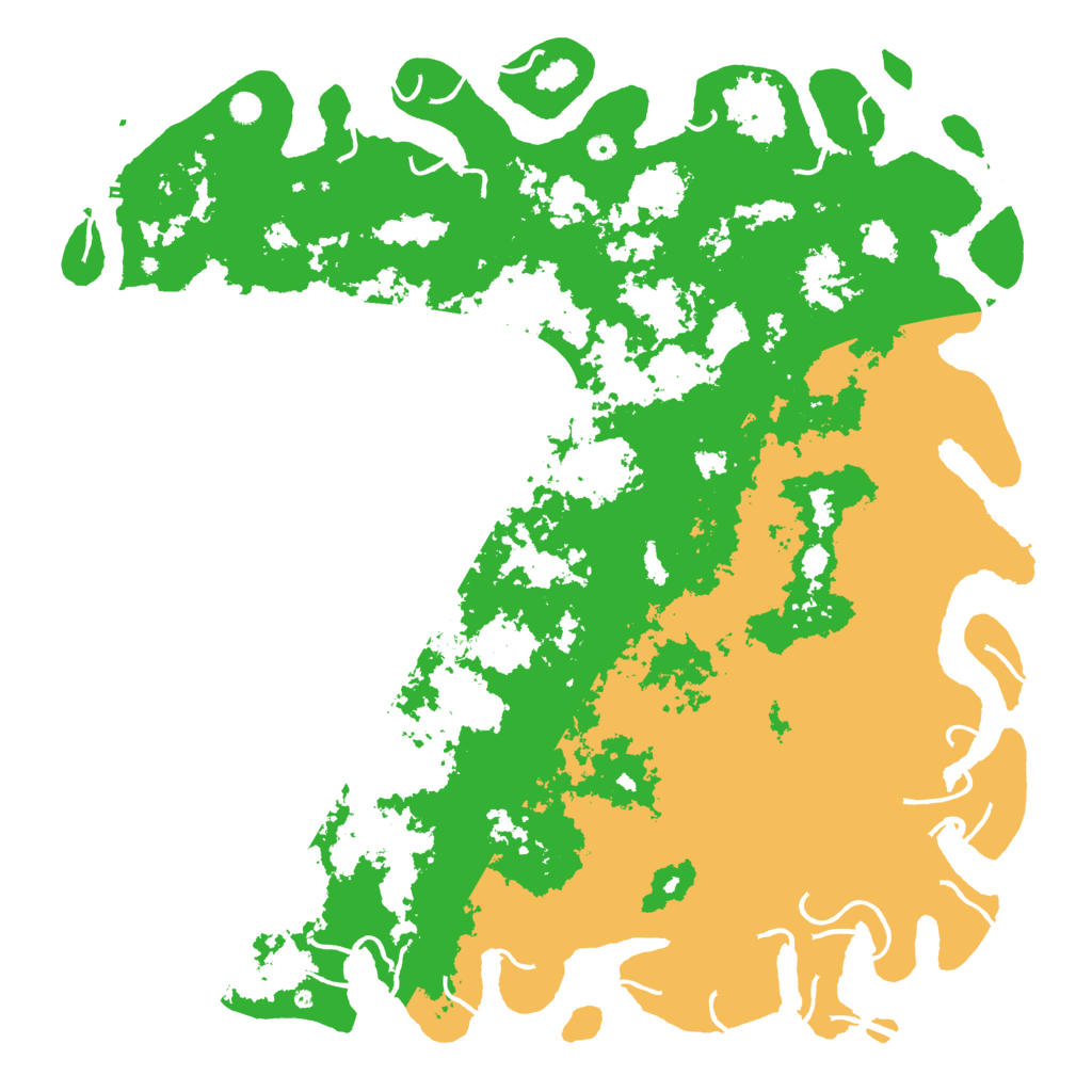Biome Rust Map: Procedural Map, Size: 6000, Seed: 1999614