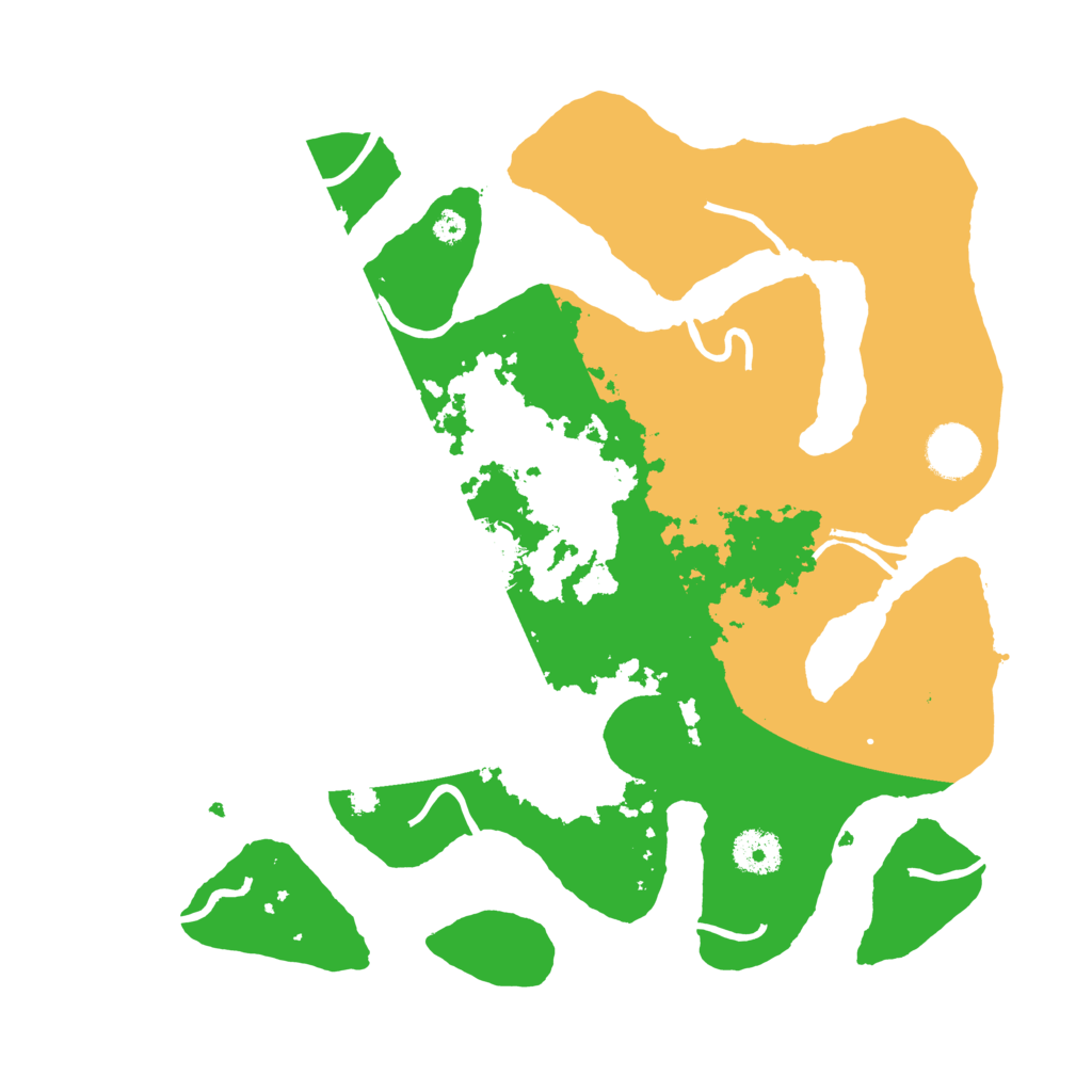 Biome Rust Map: Procedural Map, Size: 3500, Seed: 5118806