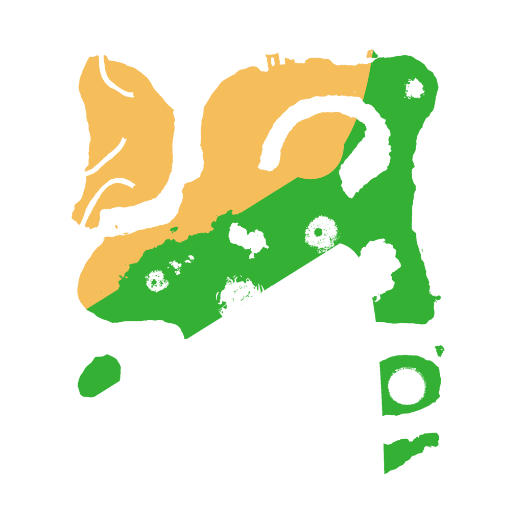 Biome Rust Map: Procedural Map, Size: 2500, Seed: 1843652742