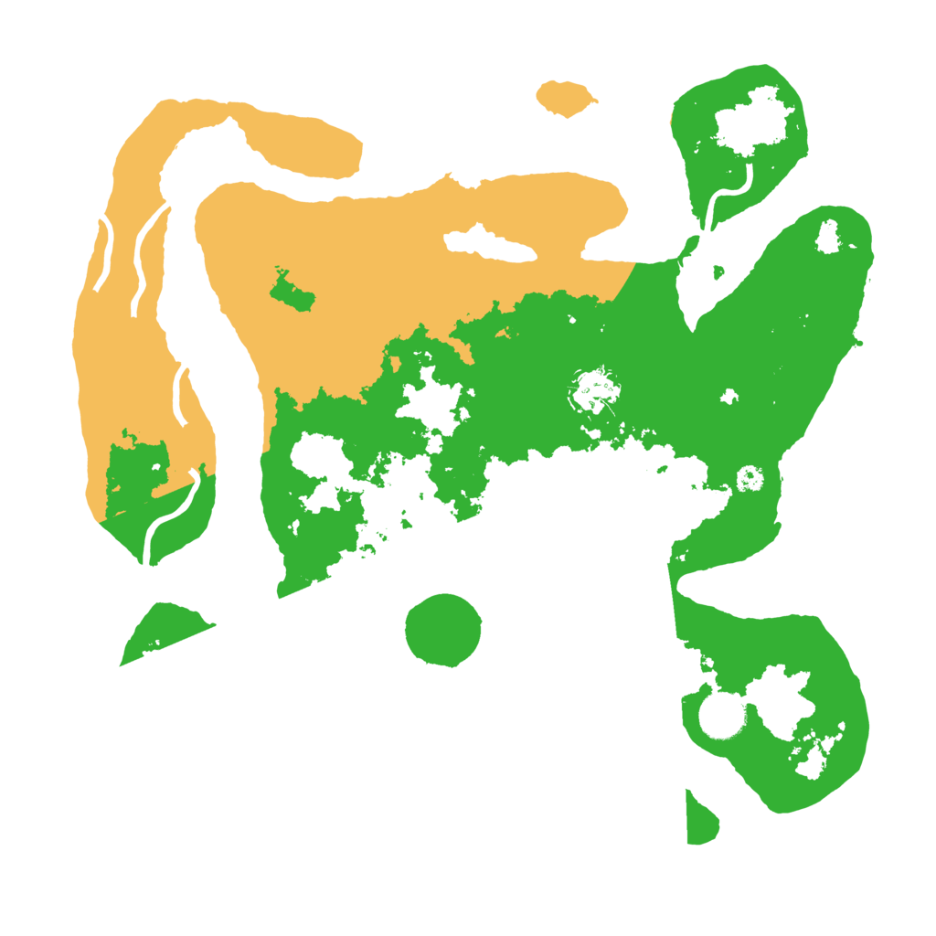 Biome Rust Map: Procedural Map, Size: 3500, Seed: 5829078