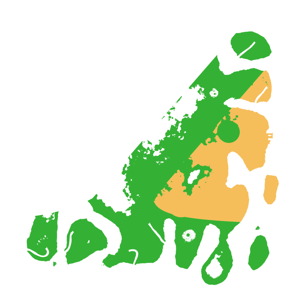 Biome Rust Map: Procedural Map, Size: 3700, Seed: 3084581