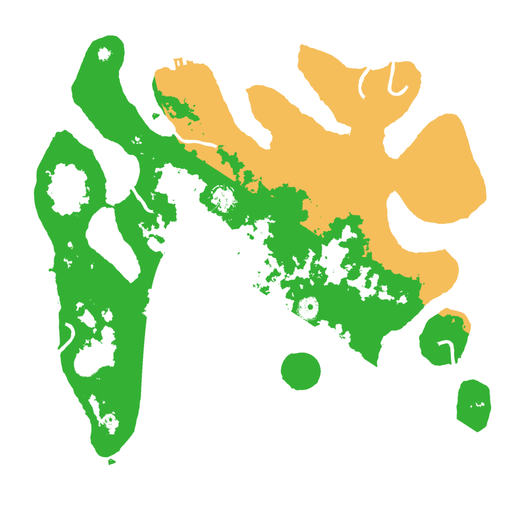 Biome Rust Map: Procedural Map, Size: 3700, Seed: 2938959