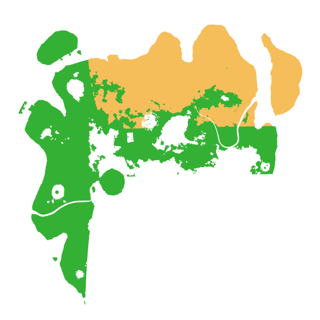 Biome Rust Map: Procedural Map, Size: 3500, Seed: 1859004