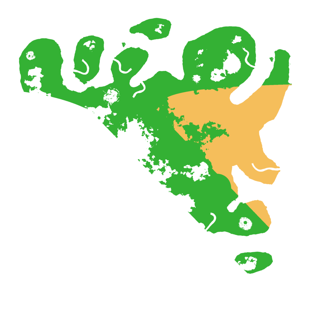 Biome Rust Map: Procedural Map, Size: 3700, Seed: 5153639