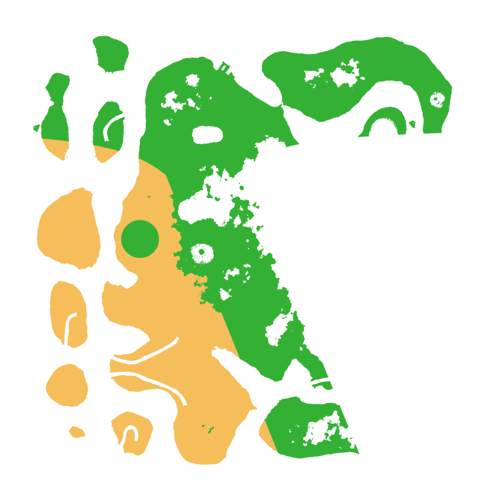 Biome Rust Map: Procedural Map, Size: 3500, Seed: 6034491