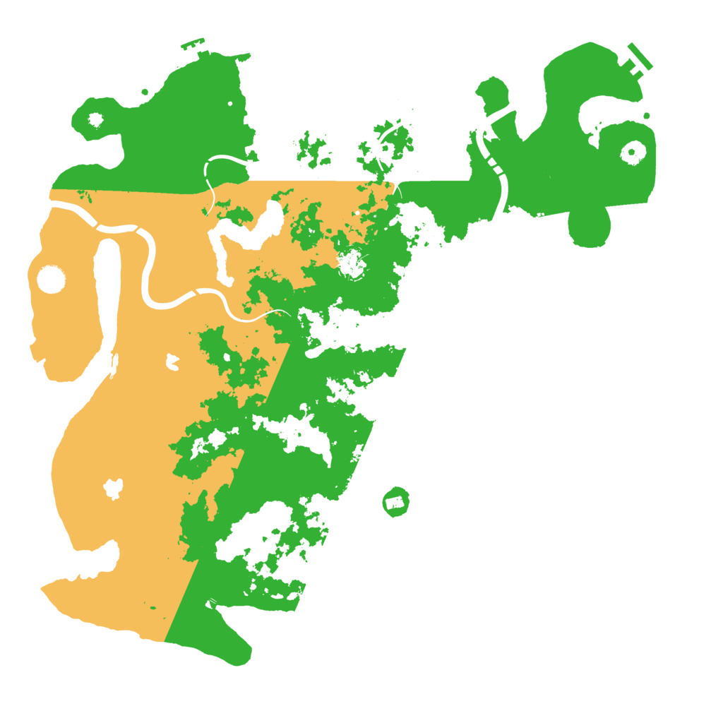 Biome Rust Map: Procedural Map, Size: 4500, Seed: 45088